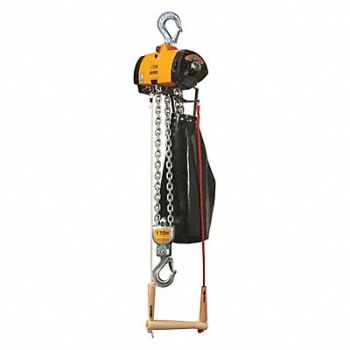 HARRINGTON Air Chain Hoist Pull Cord 10 000 lb 20ft, 49CZ21