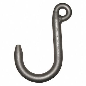 PEERLESS Foundry Hook 3/8 in 3500 lb Weld On, 49CZ95