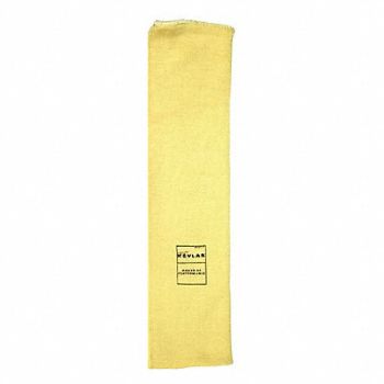 MCR SAFETY Cut Resistant Sleeve 15 L Yellow, 49DA46