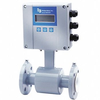 MODMAG Flow Meter 1/2 Fitting Size Aluminum, 49DF02