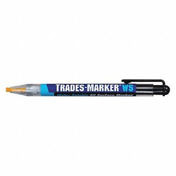 MARKAL Industrial Marker Yellow Immediate Dry, 49DG89