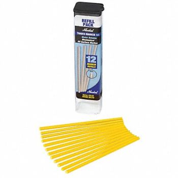 MARKAL Industrial Marker Yellow PK12, 49DG90