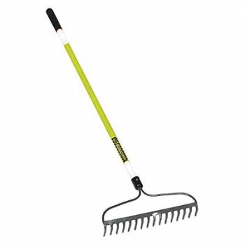 SEYMOUR MIDWEST STRUCTRON Bow Rake 60 in Handle L Steel Tine, 49DG95