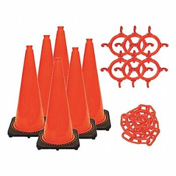 MR. CHAIN Traffic Cone Kit Orange Gloss, 49DM65