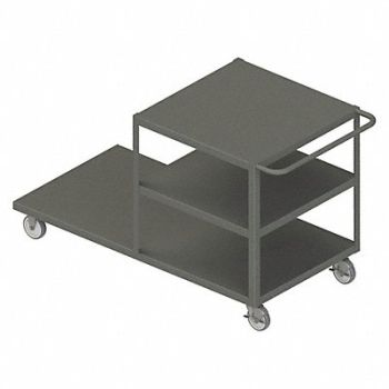 GRAINGER APPROVED Platform Truck 1200lb 48in x 24in 36in H, 49DM82