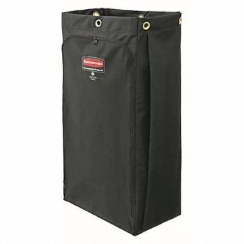 RUBBERMAID COMMERCIAL PRODUCTS Replacement Bag 30 gal Cap. Black, 49DR37