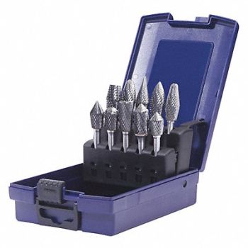 SGS PRO Carbide Bur Set Double Cut 10pcs., 49EJ84