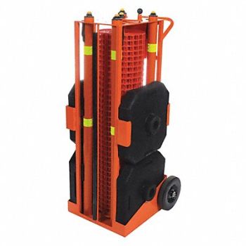 IDEAL WAREHOUSE INNOVATIONS INC. Barricade System 55in H x 25in W Orange, 49EK98