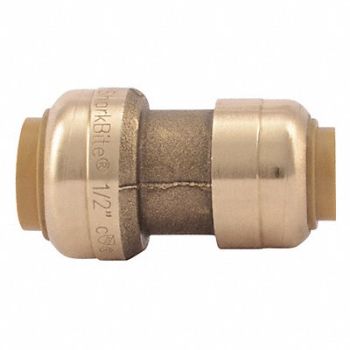 SHARKBITE Reducing Coupling 3/8 x 1/2 in.sz., 49EL55