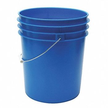 GRAINGER APPROVED K2600 Pail Polyethylene Blue Open Head, 49EN54
