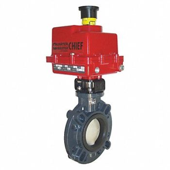 ASAHI Butterfly Valve 6 Pipe Size PVC, 49FC38