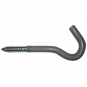 GRAINGER APPROVED Single Point Hook Vinyl 7/16 in H, 49GV52