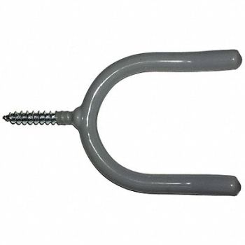 GRAINGER APPROVED Single Point Hook Vinyl 2-1/4 in H, 49GV53