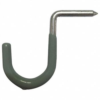 GRAINGER APPROVED Single Point Hook Vinyl 7/8 in H, 49GV57