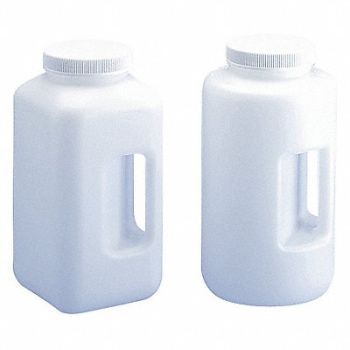 LAB SAFETY SUPPLY Jug HDPE 3.974L Screw On, 49H023