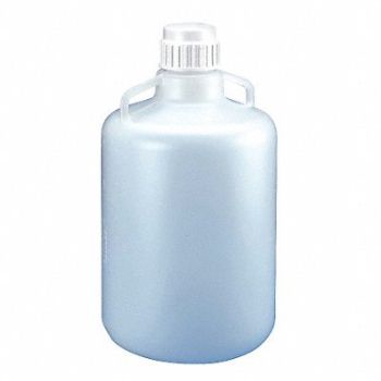 LAB SAFETY SUPPLY Carboy PP 19.98L Screw On, 49H029