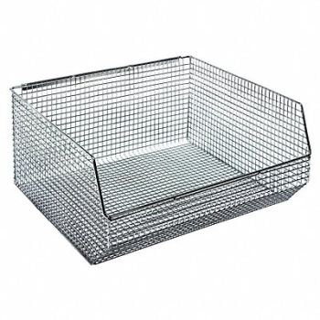 QUANTUM STORAGE SYSTEMS Hng and Stk Bn Chrome StlWrMsh 7 in, 49H195