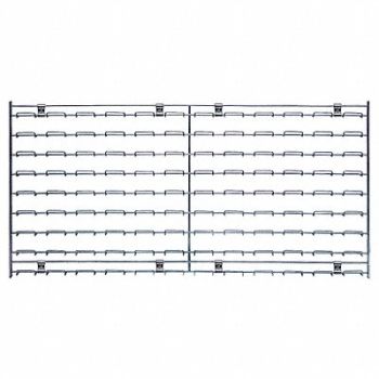 QUANTUM STORAGE SYSTEMS Louvrd Pnl 1inx36inx18in LdCap 175lb, 49H198