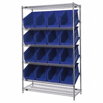 QUANTUM STORAGE SYSTEMS H7038 Pick Rack 18inx74inx48in Blue, 49H226