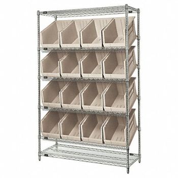 QUANTUM STORAGE SYSTEMS H7038 Pick Rack 18inx74inx48in Gray, 49H230