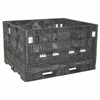 ORBIS Clps Bulk Ctr Black Solid 56 1/2 in, 49H264