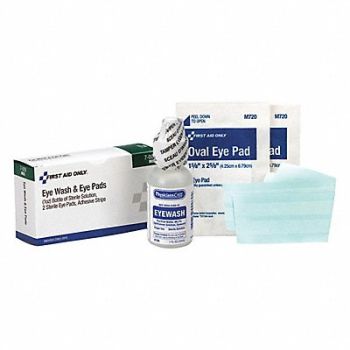 PHYSICIANSCARE Personal Eye Care Kit Bottle Size 1 oz., 49H429