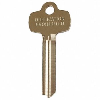 BEST Key Blank Standard A Keyway 1/2in, 49H790