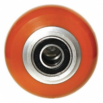 GRAINGER APPROVED PUR Tread Al Core Wheel, 49H856