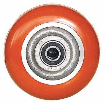 GRAINGER APPROVED PUR Tread Al Core Wheel, 49H858