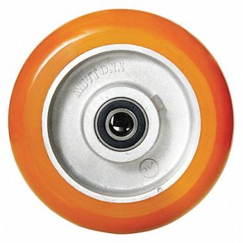 GRAINGER APPROVED PUR Tread Al Core Wheel, 49H859