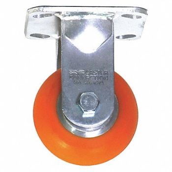 GRAINGER APPROVED Kingpinless Plate Caster Rigid 650 lb., 49H862