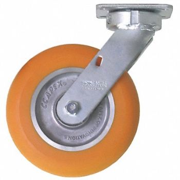 GRAINGER APPROVED Kingpinless Plate Caster Swivel 1200 lb., 49H868