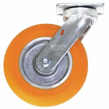 GRAINGER APPROVED Kingpinless Plate Caster Swivel 1200 lb., 49H869