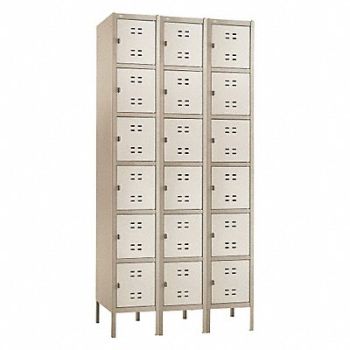 SAFCO Bx Lckr 6x3Lckr Tan 78 x36 x18 Assm, 49J030