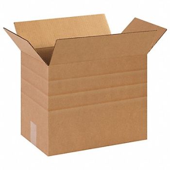 GRAINGER APPROVED Shipping Box 14 1/2x8 3/4x12 in, 49J970