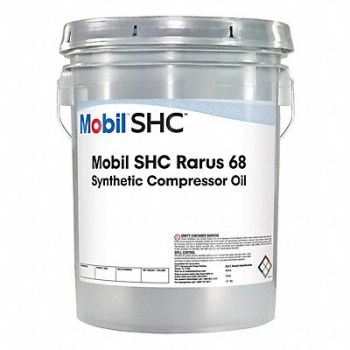 MOBIL Compressor Oil 5 gal Pail 20 SAE Grade, 49JM32