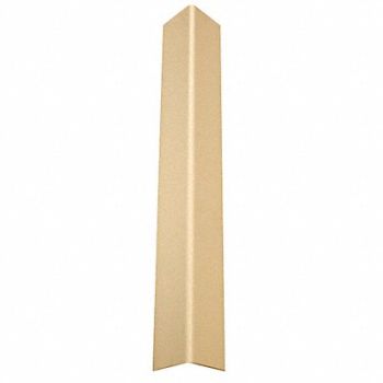 PAWLING CORP Corner Guard Taped 1-1/2x48 in Ivory, 49JP10