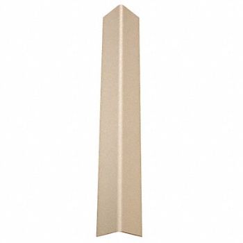 PAWLING CORP Corner Guard Taped 1-1/2x48 in Eggshell, 49JP16