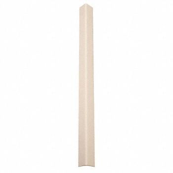 PAWLING CORP Corner Guard Taped 3/4x96 in Eggshell, 49JP08