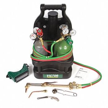 VICTOR 11pc Gas Welding Outfit, 49JP38