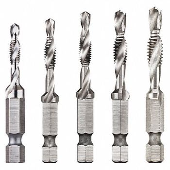 DEWALT Drill/Tap Set 5pc UNC, 49JP52