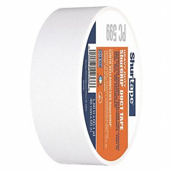 SHURTAPE Duct Tape White 1 7/8 in x 60 yd 9 mil, 49JR13