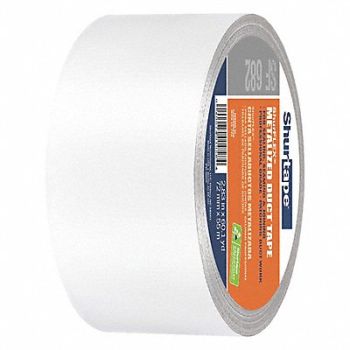 SHURTAPE Duct Tape Metalized Silver 1 7/8inx60yd, 49JR21