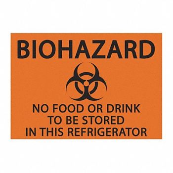 ZING Biohazard Label 5 inx7 in PK2, 49JT02