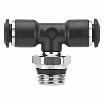 AIGNEP USA Union Tee Composite 33/64 Hex 4mm Tube, 49JV71