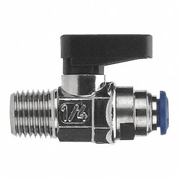 AIGNEP USA Ball Valve 1/8 Socket x MNPT, 49JY48