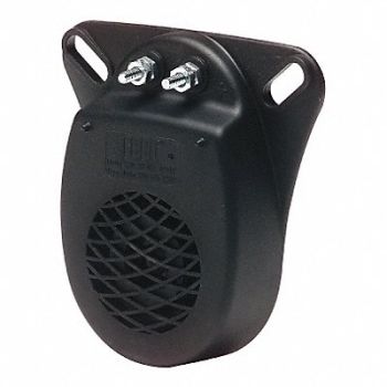 ECCO Back Up Alarm Drawn 0.1A 4-1/2 H Black, 49KD23