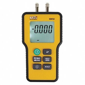 UEI TEST INSTRUMENTS Digital Manometer -60 in wc to 60 in wc, 49KE06