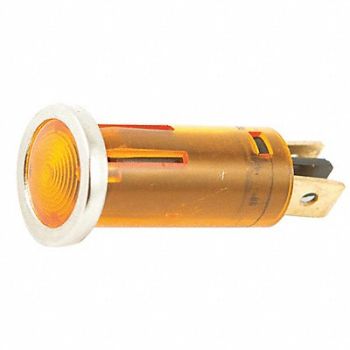 BATTERY DOCTOR Stop/Turn/Tail Light Round Amber 5/8 L, 49LX20