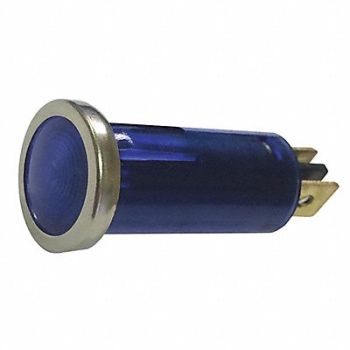BATTERY DOCTOR Stop/Turn/Tail Light Round Blue 5/8 L, 49LX21